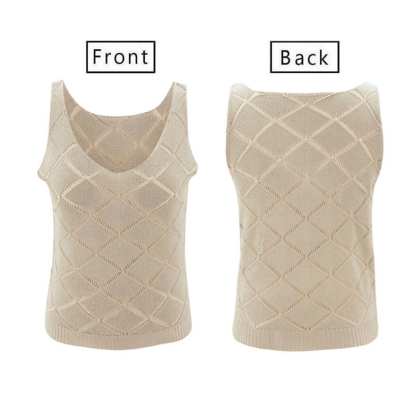 SOLD OUT! Camille’s Knit Top in Cream - Picture 4 of 4